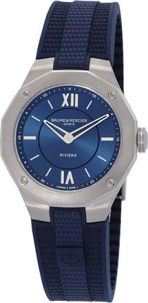 Baume & Mercier Riviera Quartz Blue Dial Ladies Watch M0A10689