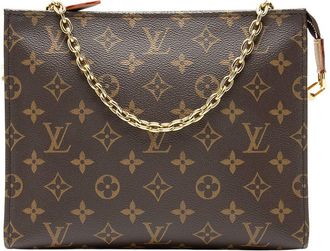 Louis Vuitton Brown Monogram Canvas Toiletry Pouch On Chain (Authentic Pre- Loved)