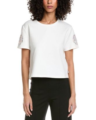 Karl Lagerfeld Karl Lagerfeld Floral Sleeve Top