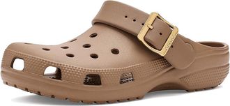 Crocs Classic Buckle Clogs Clog/Mule Shoes Metallic Sepia : Mens 6 - Womens 8 Medium, EVA
