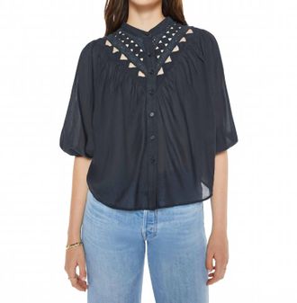 Mother V-Yoke Shirt In Trifecta