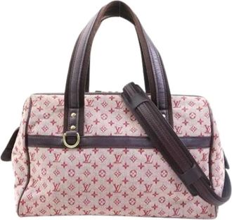 Louis Vuitton Pre-owned Handbags, female, Pink, Size: ONE SIZE Pre-owned Vintage Canvas Handbag
