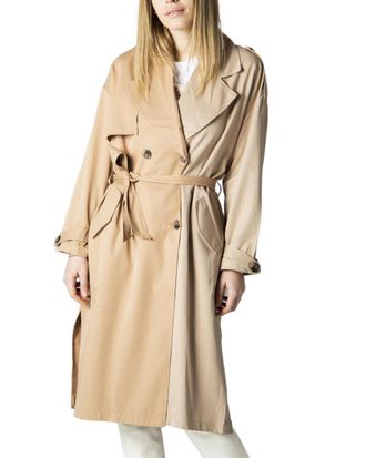 Only Twotone Trench Coat Model Onlnew Lila