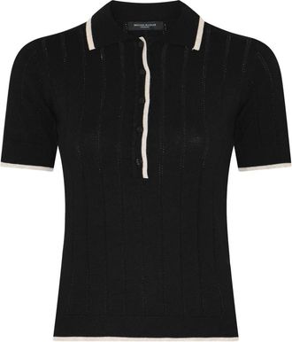 Bruuns Bazaar Polo Shirt - Dames - Polos - Zwart - M - Tops