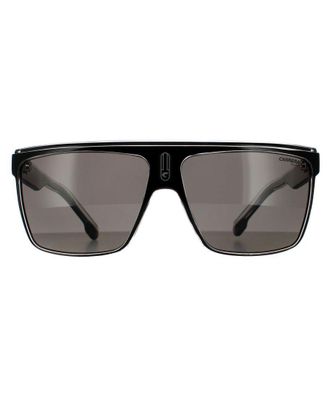 Carrera Shield Unisex Black Crystal Grey Polarized Sunglasses - One Size