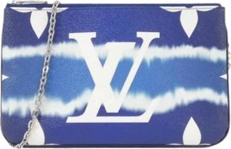 Louis Vuitton Pre-owned Clutches, female, Blue, Size: ONE SIZE Pre-owned Pochette Shoulder Bag