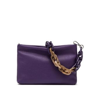 Gianni Chiarini Brenda Pochette Medium - Dames - Tassen - Paars - Maat: ONE Size Leer