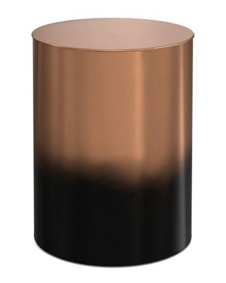 Simpli Home Curtis Industrial 16In Metal Cylinder Accent Table