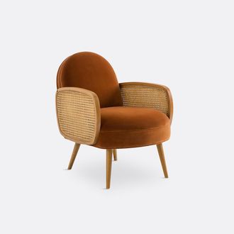 La Redoute Interieurs Fauteuil fluweel, Buisseau