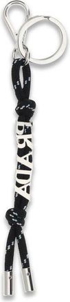 Prada Mens Black Recycled Polyamide Keychain Accessory