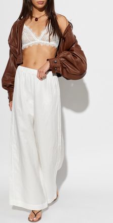 Anine Bing Roslyn Trousers, Womens, White
