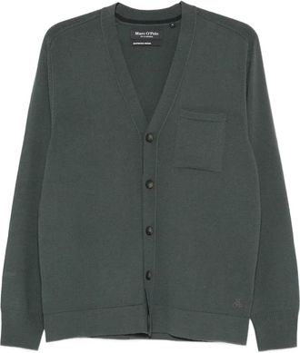 Marc O'Polo Vest met V-hals - Groen