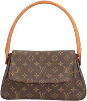 Louis Vuitton Pre-owned Shoulder Bags, female, Brown, Size: ONE SIZE Pre-owned Vintage Canvas Shoulder Bag
