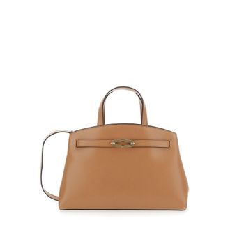 Mulberry Pimlico Small Beige Handbag With Adjustable And Removable Shoulder Strap In Leather