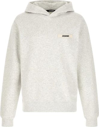 Jacquemus Le Hoodie Gros Grain - male - Jacquemus - Hoodies - Gray - 2XL - Sweatshirts & Hoodies