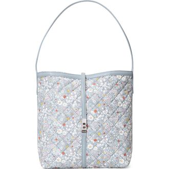 MZ Wallace Small Astor Floral Diamond Quilted Nylon Hobo in Junes Meadow at Nordstrom