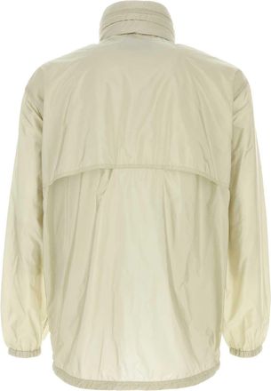 Prada Mens Sand Re-Nylon Windbreaker Talco+cammello Giubbini Jacket