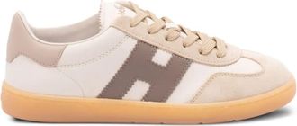 Hogan Beige Logo Sneakers
