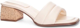 Chinese Laundry Womens Lucianna Smooth Sandal In Cream