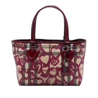 Burberry Pre-owned borse a mano di tela - - Pre-owned - Donna - Rosso - ONE SIZE