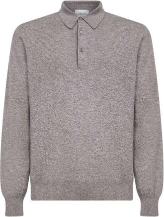 D4.0 Poloshirt Trui - Heren - Polos - Grijs - 2XL - Wol - Tops