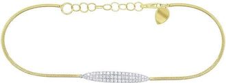 Meira T 14K 0.31 Ct. Tw. Diamond Dainty Bracelet