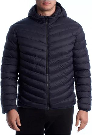 U.S.Polo Association Gewatteerde winterjas - Heren - Winterjassen - Blauw - L - Leer - Jassen