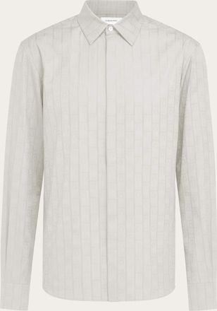 Ferragamo Uomo Camicia manica lunga Bianco