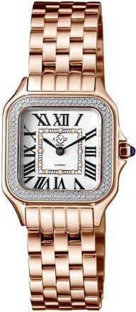 Gevril Group Milan Quartz White Dial Ladies Watch 12111B