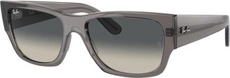 Ray-Ban RB0947SF Carlos Asian Fit 667571 Mens Sunglasses Grey Size 56