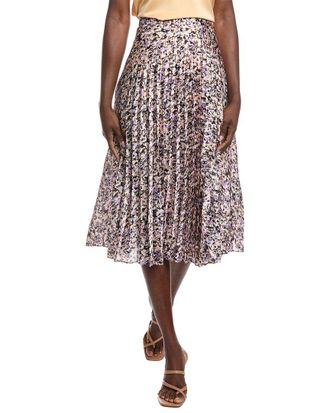 BOSS Hugo Boss Vlissa Pleated Midi Skirt