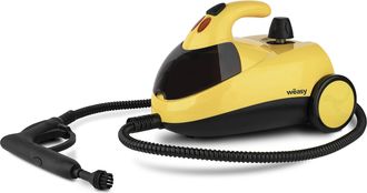 Winkel Winkel W&euml;asy Nvp15 Limpiador A Vapor, Vaporeta 1500w, 4 Bares, Autonom&iacute;a De 45 Min, Capacidad De Agua De 1,5 L, Compartimento Interno, Amarillo, Pl&aacute;st