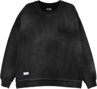 Izzue logo-embroidered sweatshirt - Black