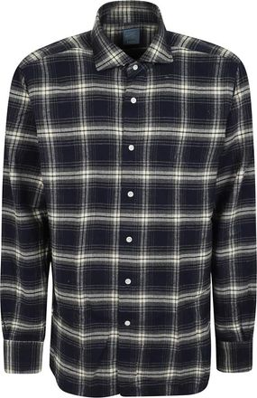 Barba Camicia Girocollo - - Shirts - Uomo - Blu - XL