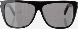 Saint Laurent Womens New Wave Sl 1 Sunglasses Black Acetate