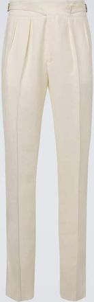 Rubinacci Tapered linen pants