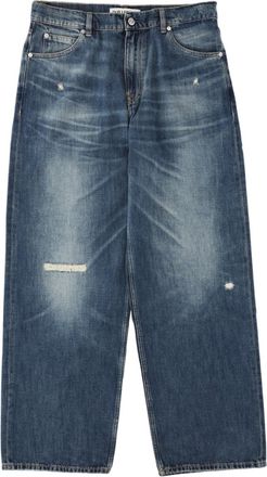Our Legacy Relaxed Distressed Faded Denim Jeans