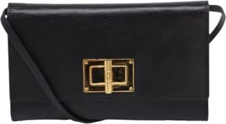 Tom Ford Pre-owned Clutches, female, Black, Size: ONE SIZE Pre-owned Natalia Clutch Bag