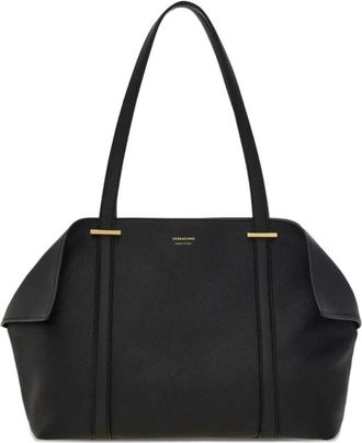Ferragamo Black Folded Tote