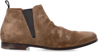 Churchs Vintage Su&egrave;de Enkellaarsjes - Heren - Chelseaboots - Bruin - 45 EU - Su&egrave;de - Schoenen