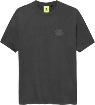 New Amsterdam Surf Association Logo Tee Washed Embro - Heren - T-shirts - Zwart - L - Katoen - Tops