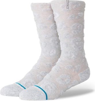Stance Terry Cheetah Crew Multifunktionssocken f&uuml;r Damen | grau
