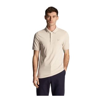 Lyle & Scott Heren, Tops, Beige, Maat: M Katoen