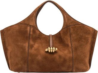 Gianni Chiarini Infinity Medium Handtas - Dames - Handtassen - Bruin - ONE Size - Su&egrave;de - Tassen