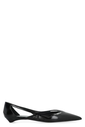 Prada Leather Ballet Flats