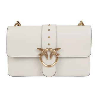 Pinko Shoulder Bags, female, White, Size: ONE SIZE Love One Classic Bag