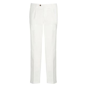 BRIGLIA 1949 Cotton Trousers - male - Briglia - Chinos - White - XL - Trousers
