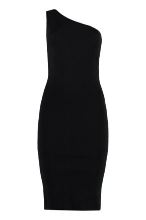 Yves Salomon Knitted One Shoulder Dress