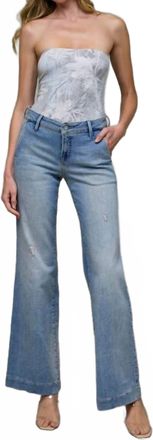 Hidden Jeans Happi Wide Leg Jean In Light Wash