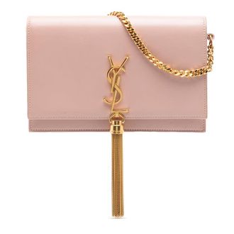 Saint Laurent Pre-owned Saint Laurent Smooth Calfskin Monogram Kate Tassel Wallet on Chain Ladies ZN62ZA70LGDKWUX8
